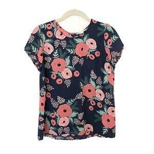 Anthropologie - Paper Crown+Rifle Paper Co Size L Floral Top